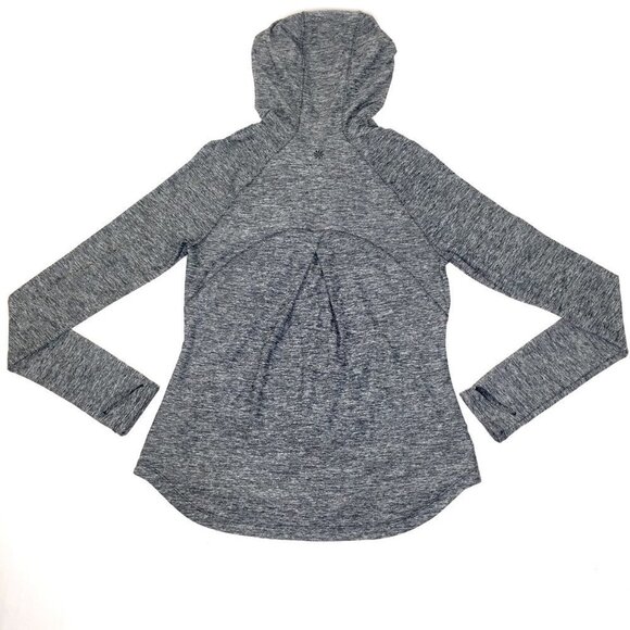 Athleta Heather Grey Zip Up Long Sleeve Hoodie XXS - Picture 3 of 6